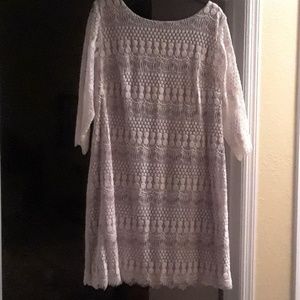 Jessica Howard Crocheted Dress